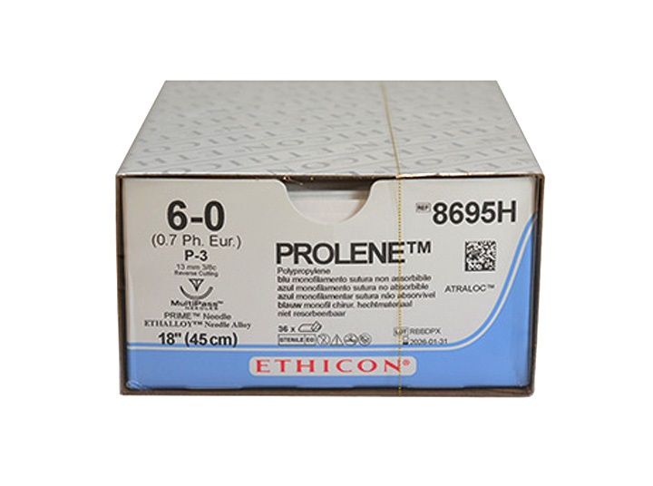 PROLENE Nahtm.blau monof.6-0 45cm P3 Prim.8695H